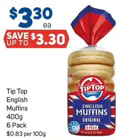 Foodland Tip Top English Muffins offer