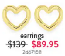 Goldmark earrings offer