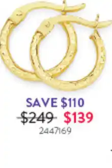 Goldmark Hoop Earrings offer