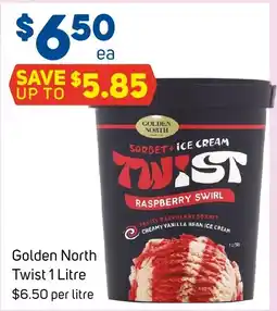 Foodland Golden North Twist 1 Litre offer