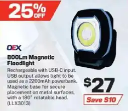 Repco OEX 800Lm Magnetic Floodlight offer