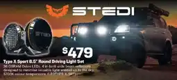Repco Stedi Type X Sport 8.5" Round Driving Light Set offer