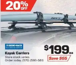 Repco Reino-Rack Kayak Carriers offer