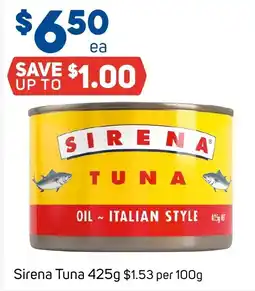 Foodland Sirena Tuna offer