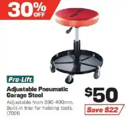 Repco Pro-Lift Adjustable Pneumatic Garage Stool offer