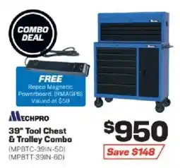 Repco Mechpro 39" Tool Chest & Trolley Combo offer