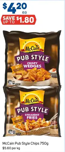 Foodland McCain Pub Style Chips offer