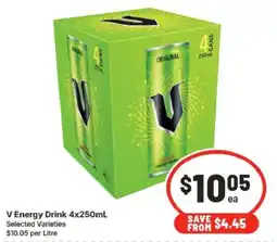 IGA V Energy Drink offer