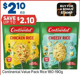 Foodland Continental Value Pack Rice offer