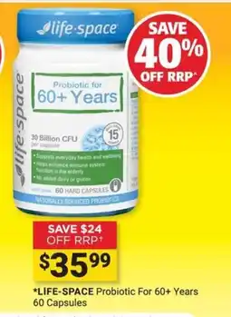 Cincotta Chemist Life-Space Probiotic For 60+ Years offer