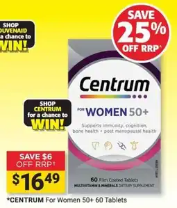 Cincotta Chemist Centrum For Women 50+ offer