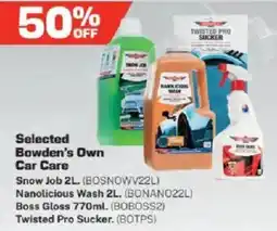 Repco Bowden's Own Car Care Snow Job offer