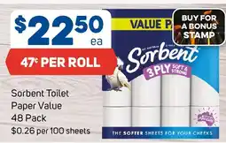 Foodland Sorbent Toilet Paper Value offer