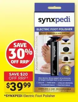 Cincotta Chemist Synxpedi Electric Foot Polisher offer