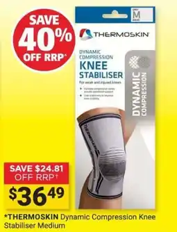Cincotta Chemist Thermoskin Dynamic Compression Knee Stabiliser Medium offer