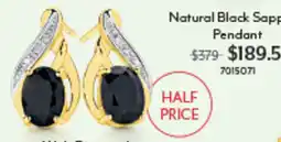 Angus & Coote Natural Black Sapp Pendant offer