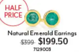 Angus & Coote Natural Emerald Earrings offer