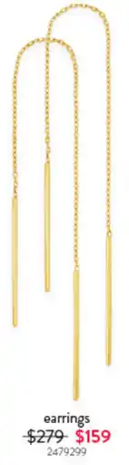 Goldmark earrings offer