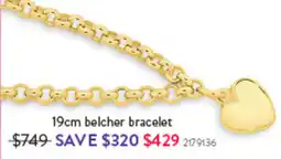Goldmark 19cm belcher bracelet offer