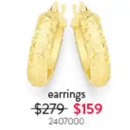 Goldmark earrings offer