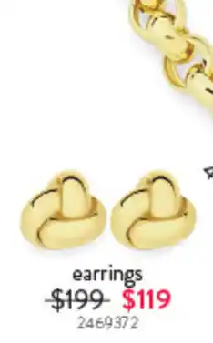 Goldmark earrings offer