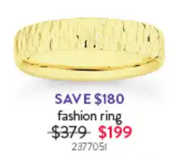 Goldmark fashion ring offer