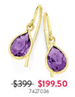 Goldmark Amethyst Earrings offer