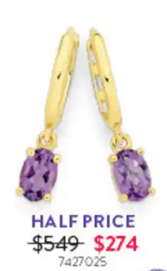 Goldmark Amethyst Earrings offer