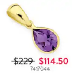 Goldmark Amethyst Pendant offer