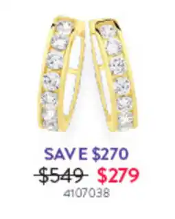 Goldmark Diamond Hoop Earrings offer