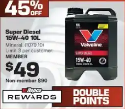 Repco Valvoline Super Diesel 15W-40 offer