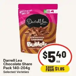 IGA Darrell Lea Chocolate Share Pack Selected Varieties offer