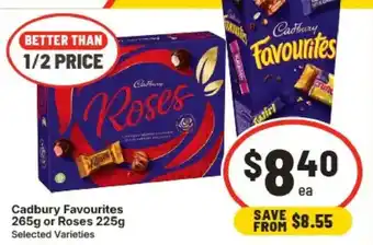 Cadbury Favourites Roses