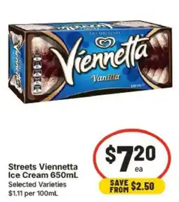 IGA Streets Viennetta Ice Cream offer
