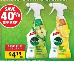 Cincotta Chemist Dettol Multi Purpose Cleaner Spray offer