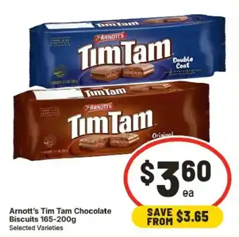 Arnott's Tim Tam Chocolate Biscuits Selected Varieties