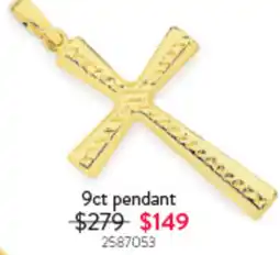 Goldmark 9ct pendant offer