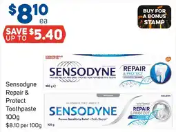 Foodland Sensodyne Repair & Protect Toothpaste offer