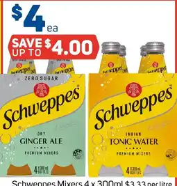 Foodland Schweppes Mixers offer