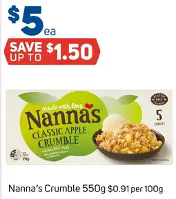 Foodland Nanna's Classic Apple Crumble offer
