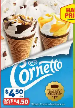 Foodland Streets Cornetto Multipack 4s offer