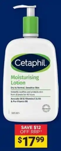 Cincotta Chemist Cetaphil Moisturising Lotion offer