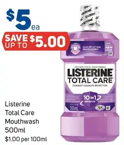 Foodland Listerine Total Care Mouthwash offer