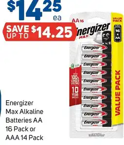 Foodland Energizer Max Alkaline Batteries offer
