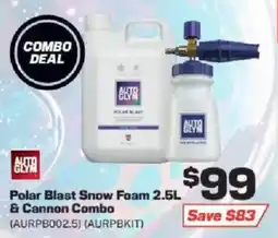Repco Auto Glym Polar Blast Snow Foam & Cannon Combo offer