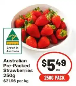 IGA Australian Pre-Packed Strawberries offer