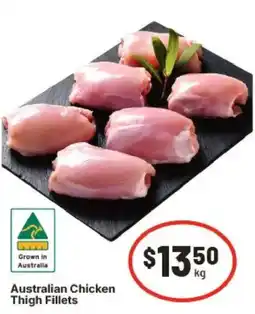 IGA Australian Chicken Thigh Fillets offer