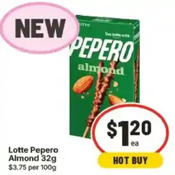 IGA Lotte Pepero Almond offer