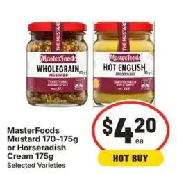 IGA MasterFoods Mustard offer