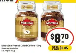 IGA Moccona Freeze Dried Coffee offer